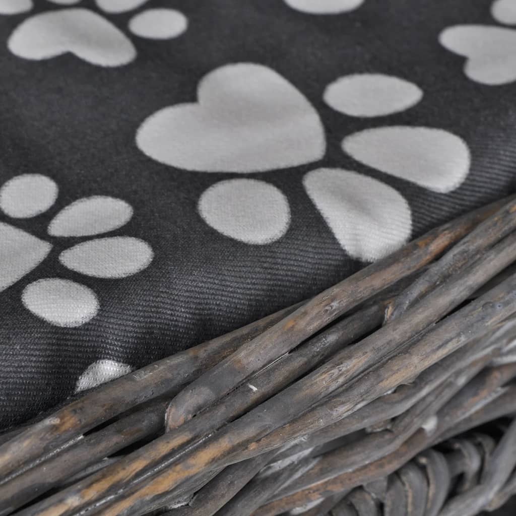 Fűzfa macskabútor kisállatház/ágy/kastély/kaparóoszlop párnával