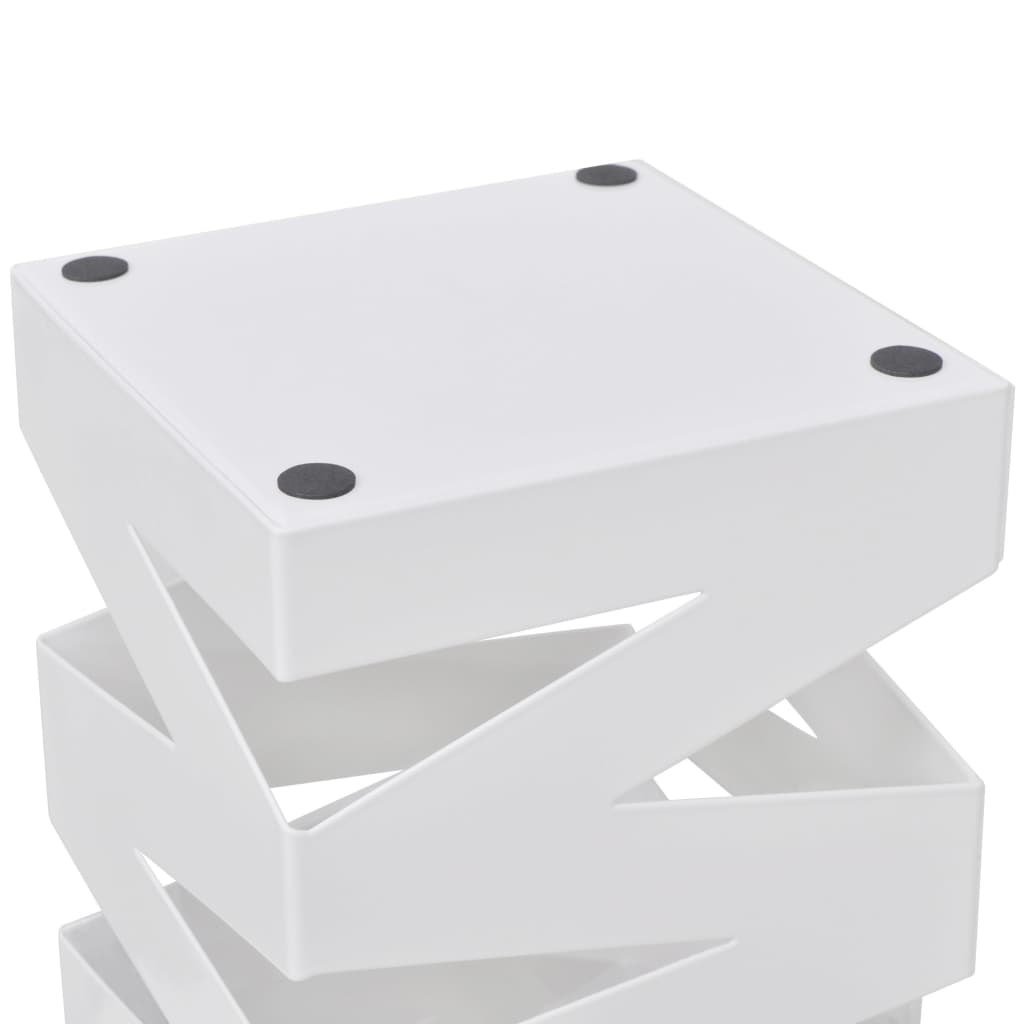 Szögletes esőermyő / sétabot tartó 48,5 cm fehér
