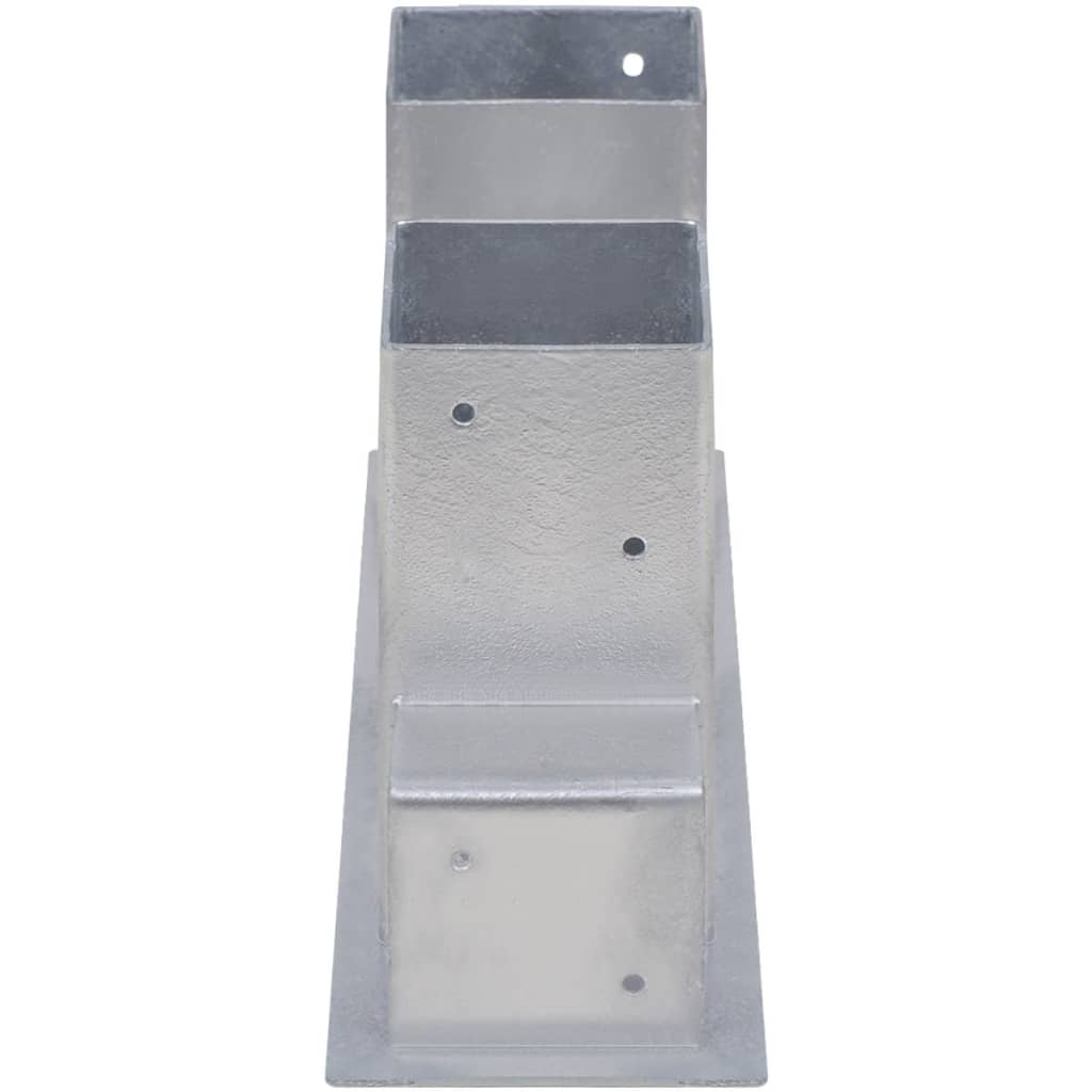 4 darab ezüstszínű acél tűzifa halomba rakó segédeszköz