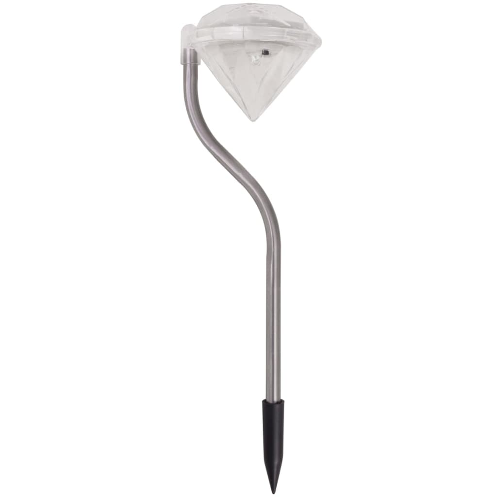 6 db 9x7,8x29,5 cm napelemes led kerti lámpa