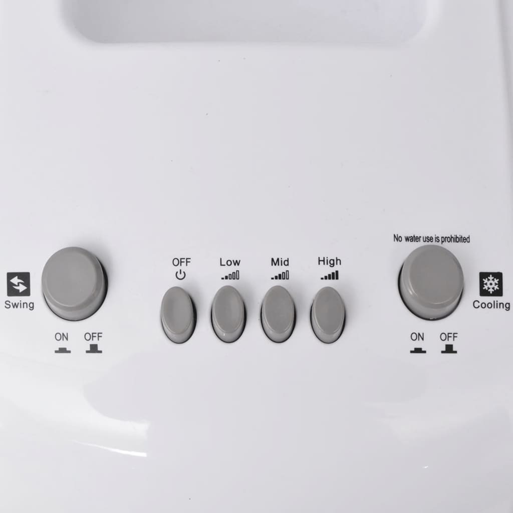 Léghűtő 80 w 4 l 270 m³ / óra 25 x 26 x 56 cm