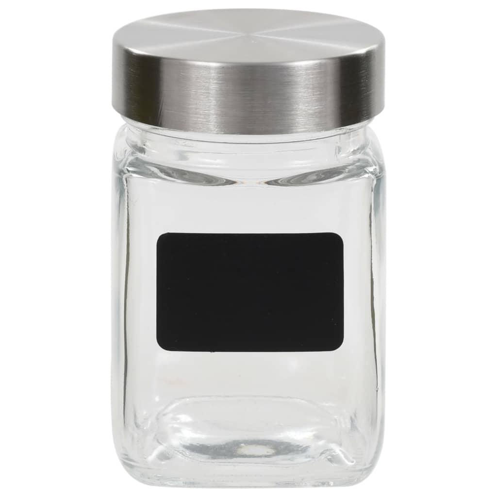 12 db tárolóedény matricával 300 ml 12 db tárolóedény matricával 300 ml