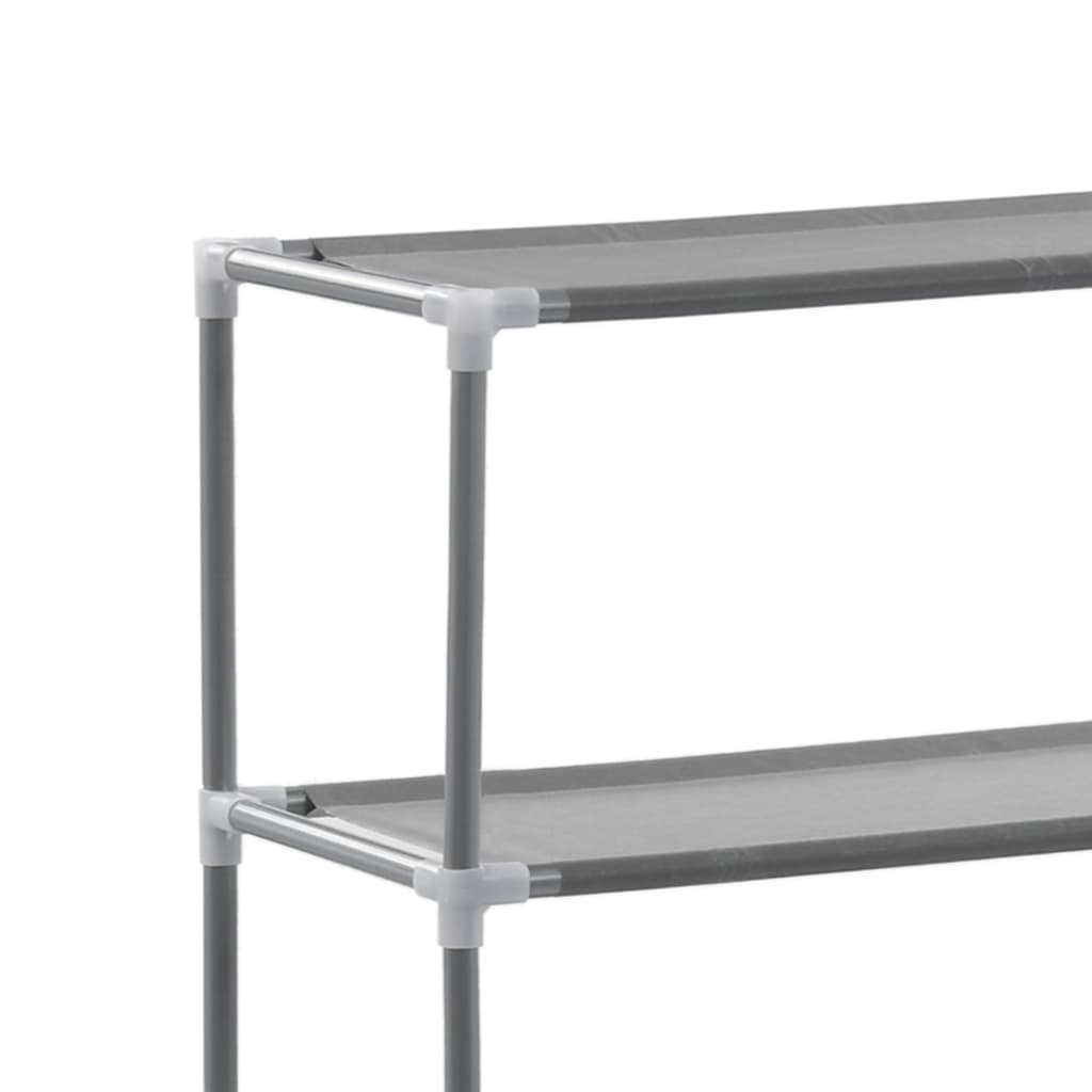 3-szintes ezüstszínű alumínium tárolóállvány 69 x 28 x 169 cm