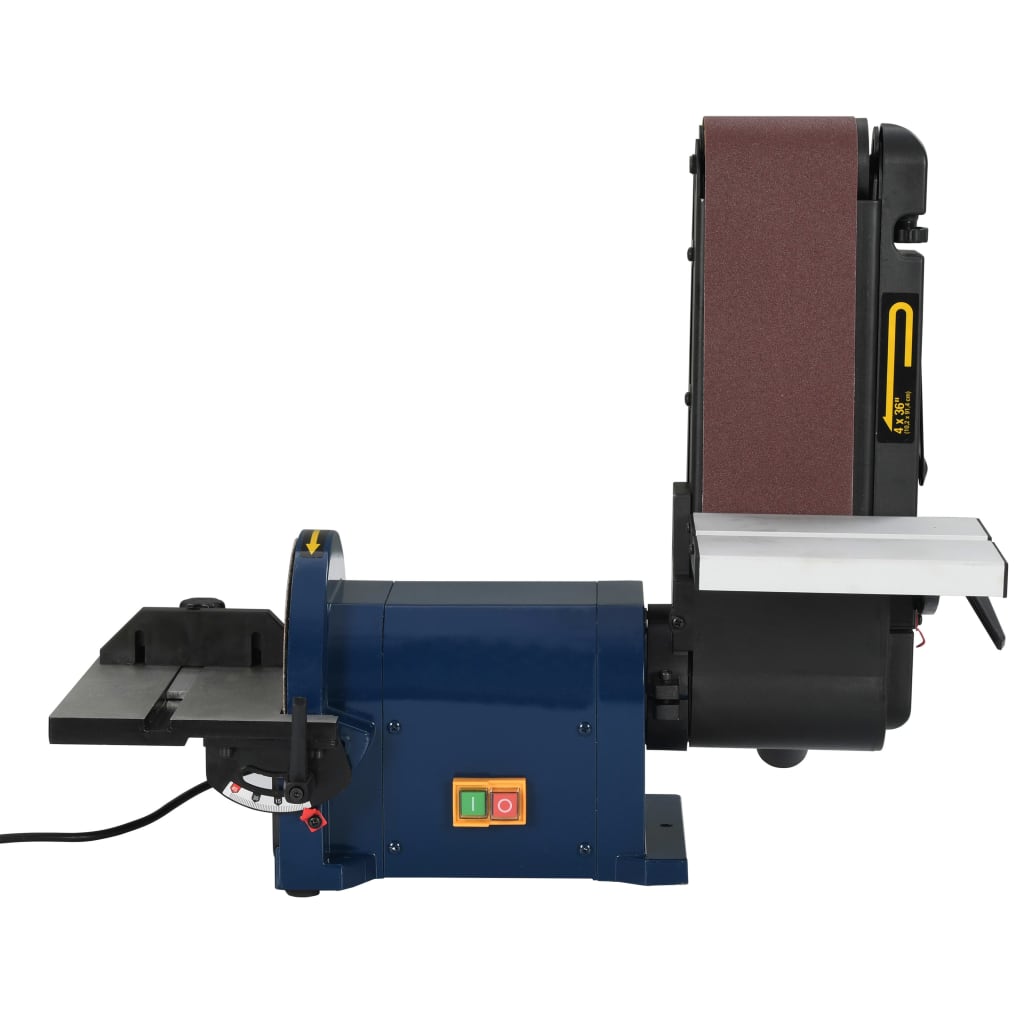 Elektromos korong- és szalagcsiszoló gép 550 w 200 mm