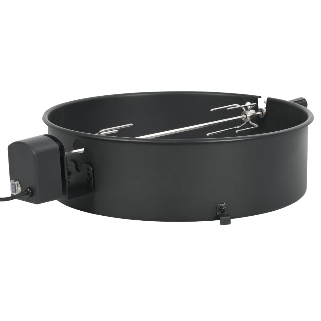 Fekete bbq grillgyűrű szett 57 cm Fekete bbq grillgyűrű szett 57 cm