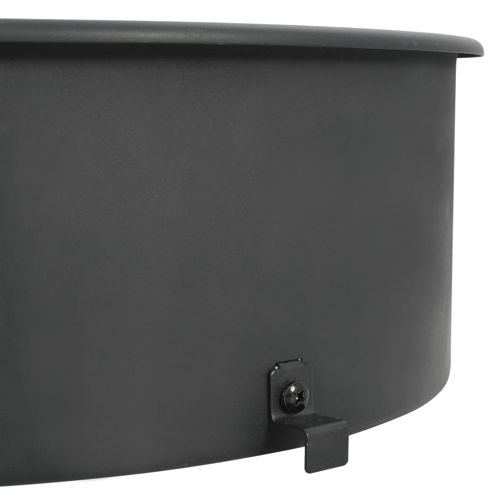 Fekete bbq grillgyűrű szett 57 cm Fekete bbq grillgyűrű szett 57 cm