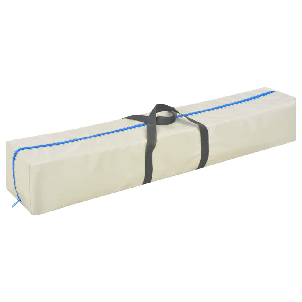 Zöld pvc felfújható tornaszőnyeg pumpával 600 x 100 x 10 cm