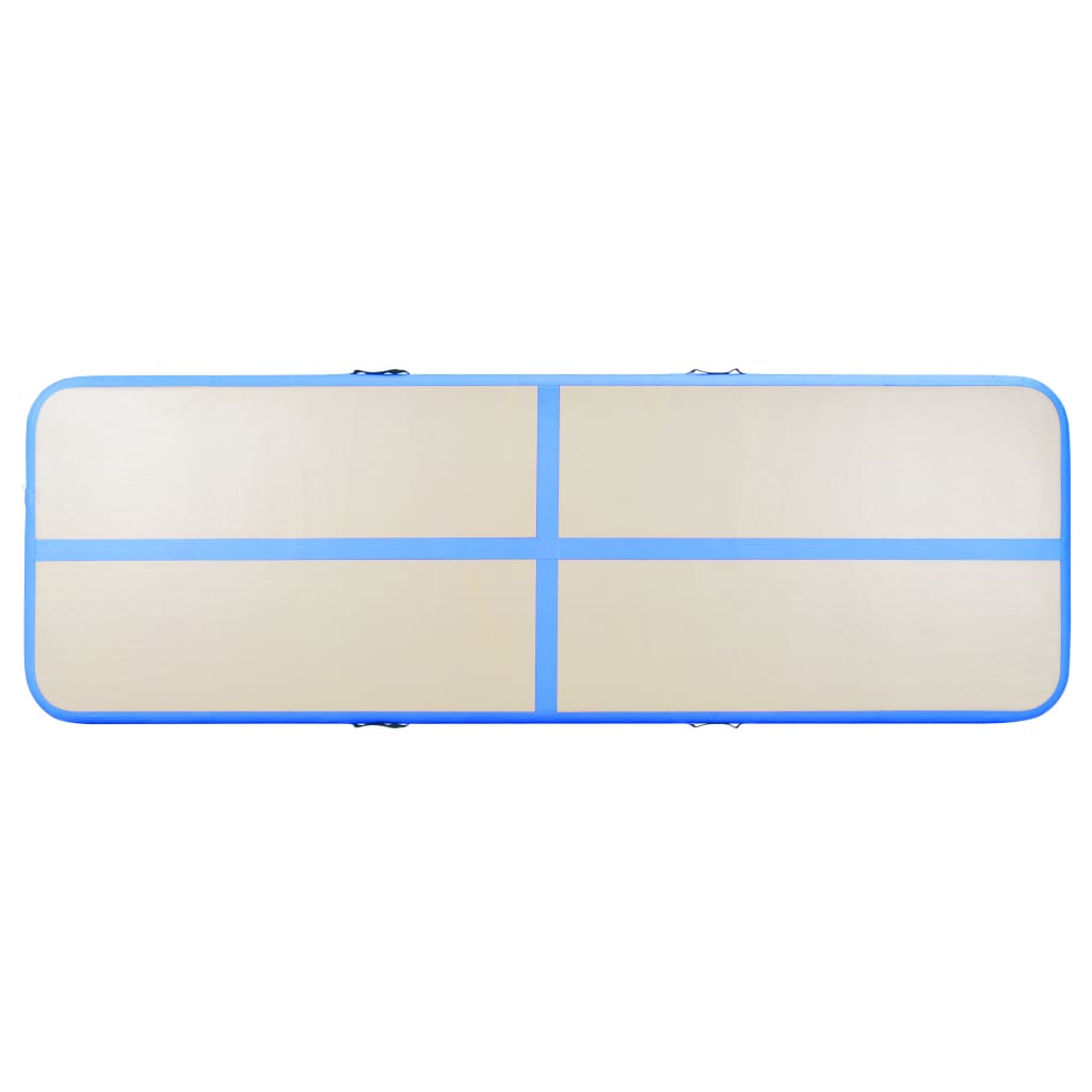Kék pvc felfújható tornaszőnyeg pumpával 700 x 100 x 10 cm Kék pvc felfújható tornaszőnyeg pumpával 700 x 100 x 10 cm