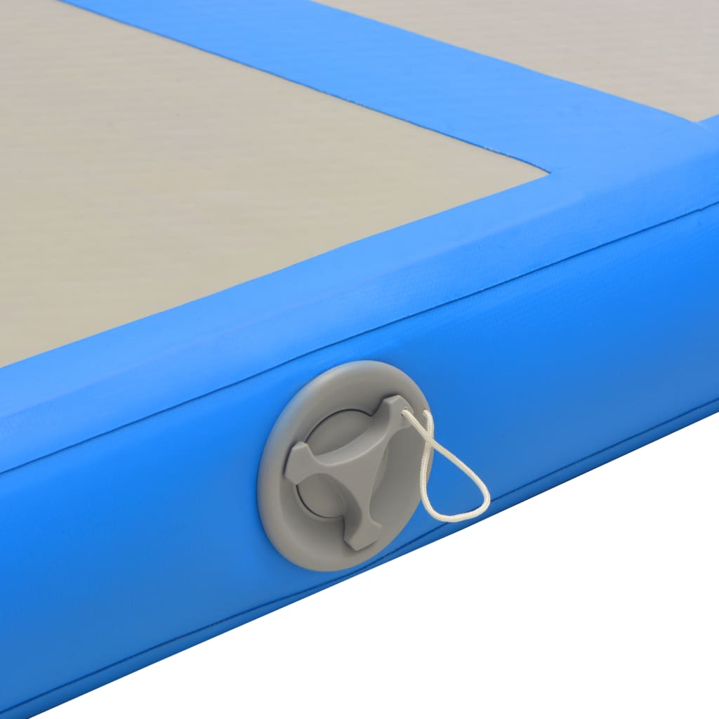 Kék pvc felfújható tornaszőnyeg pumpával 700 x 100 x 10 cm Kék pvc felfújható tornaszőnyeg pumpával 700 x 100 x 10 cm