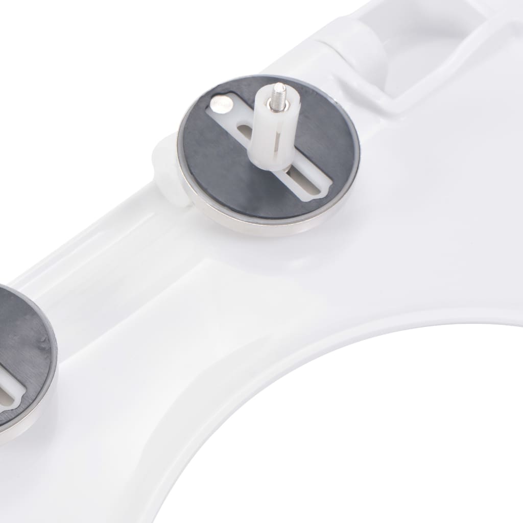 Fehér gyorsan szerelhető wc-ülőke lassan csukódó fedéllel