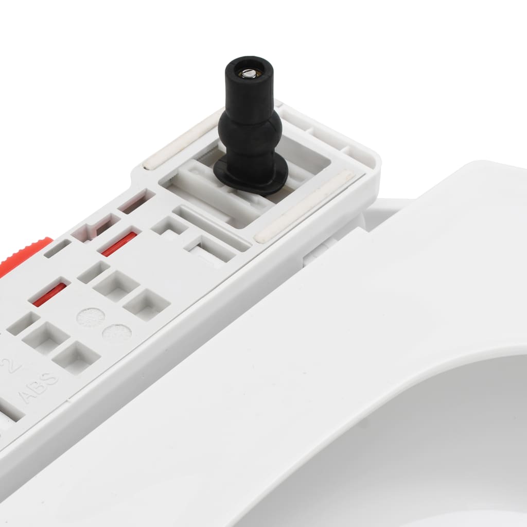 Fehér gyorsan szerelhető wc-ülőke lassan csukódó fedéllel