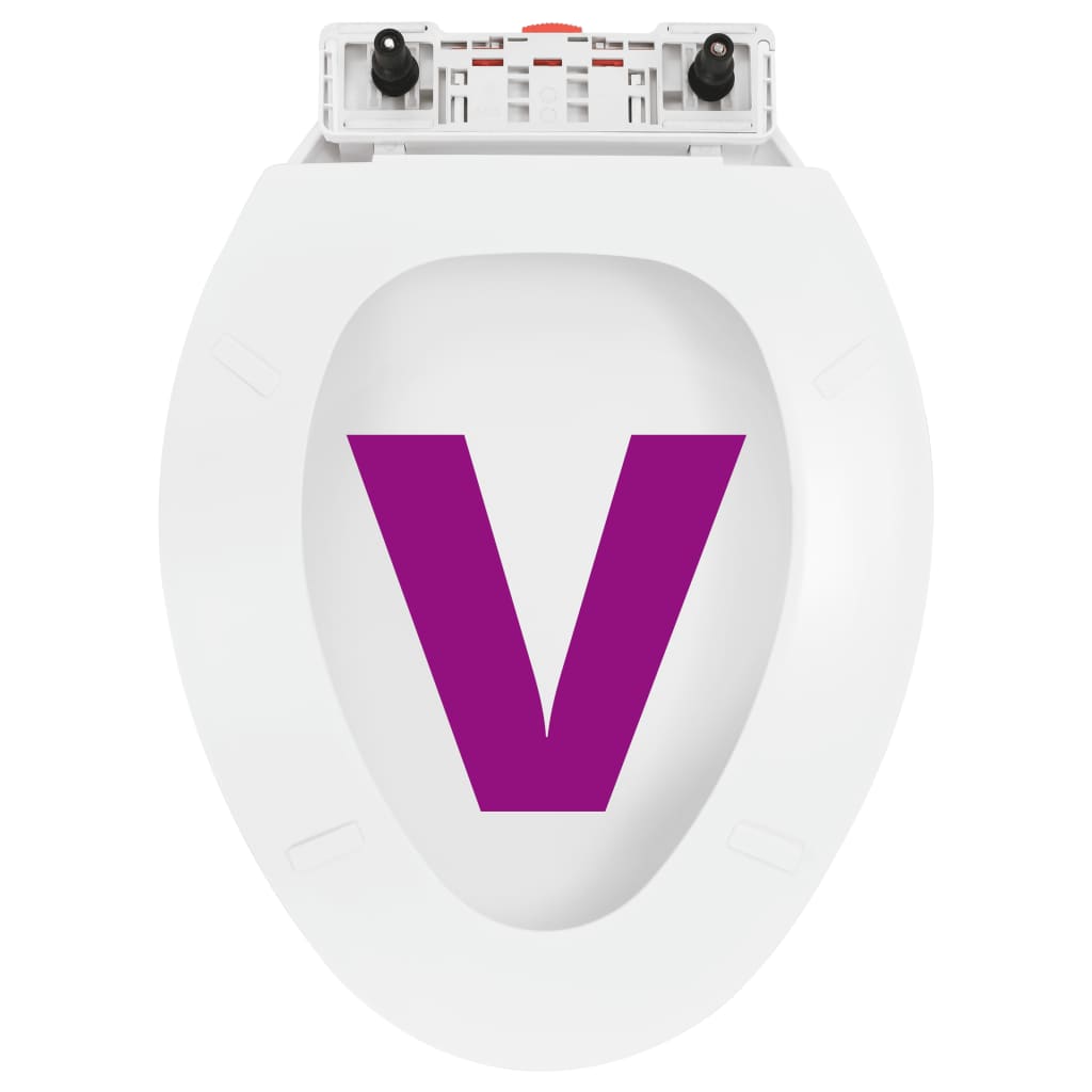 Fehér gyorsan szerelhető wc-ülőke lassan csukódó fedéllel