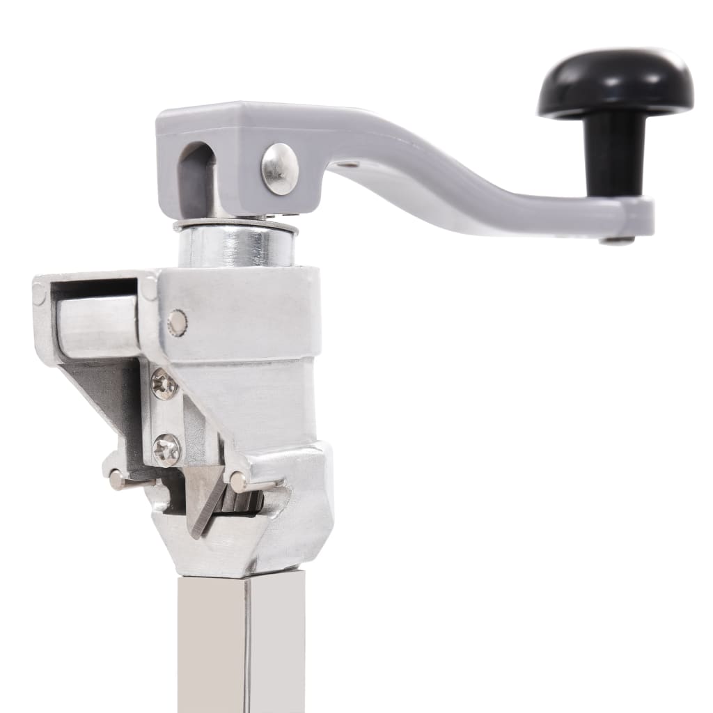 Ezüstszínű alumínium és rozsdamentes acél konzervnyitó 70 cm