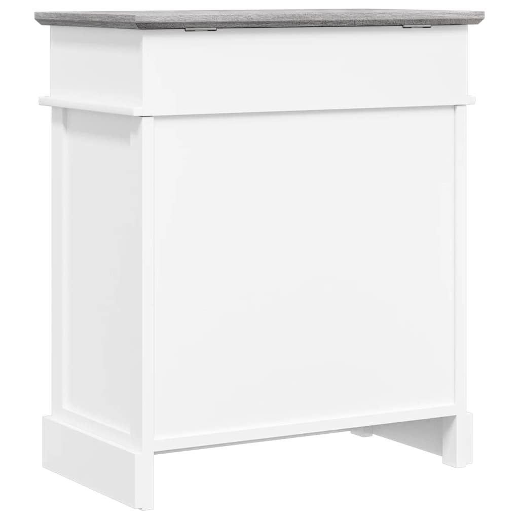 Szürke császárfa cipőszekrény 50 x 28 x 58 cm
