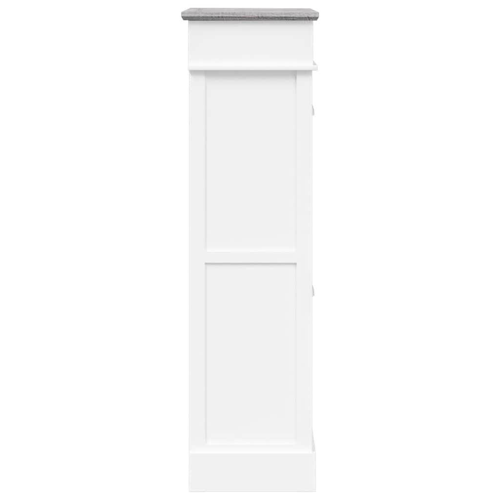 Szürke császárfa cipőszekrény 50 x 28 x 98 cm