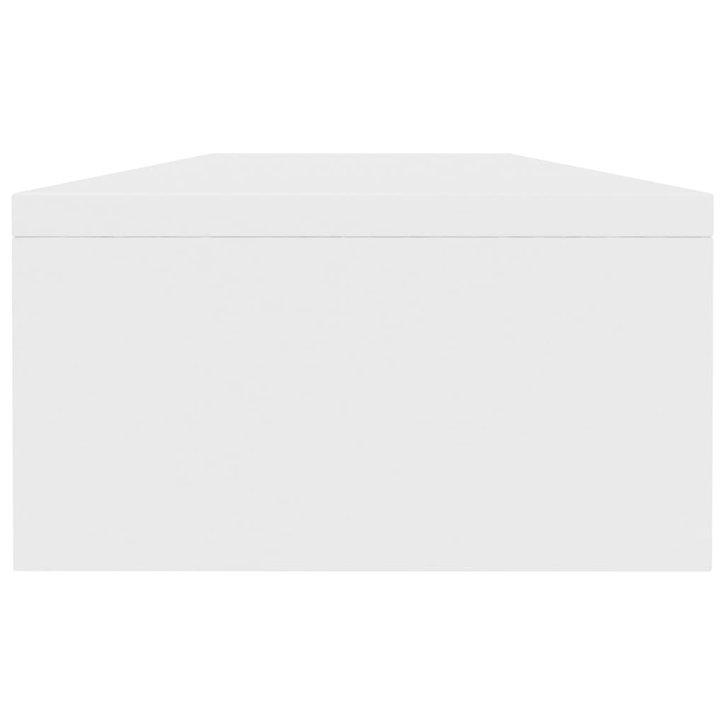 Fehér forgácslap monitorállvány 100 x 24 x 13 cm