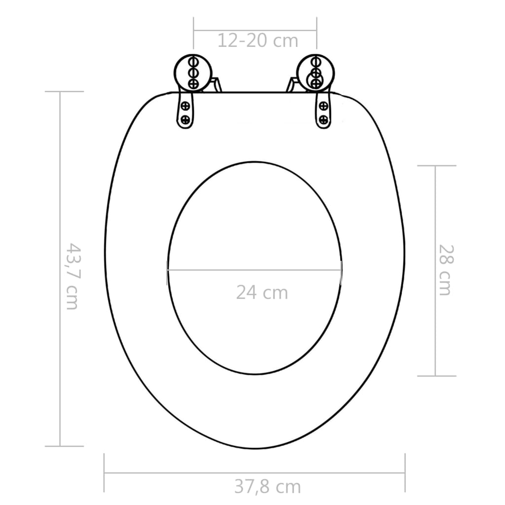 2 db kagylómintás mdf wc-ülőke 2 db kagylómintás mdf wc-ülőke