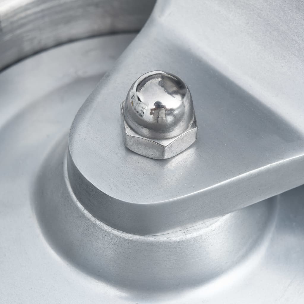 Alumínium hamburgerprés 500 db pogácsaelválasztó lappal 10 cm