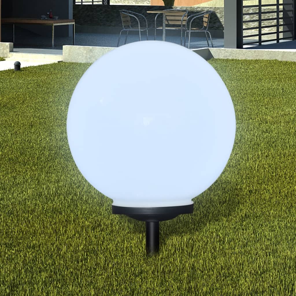 2 db kültéri gyalogjáró led-lámpa cölöppel 40 cm
