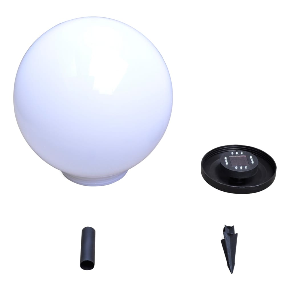 2 db kültéri gyalogjáró led-lámpa cölöppel 40 cm