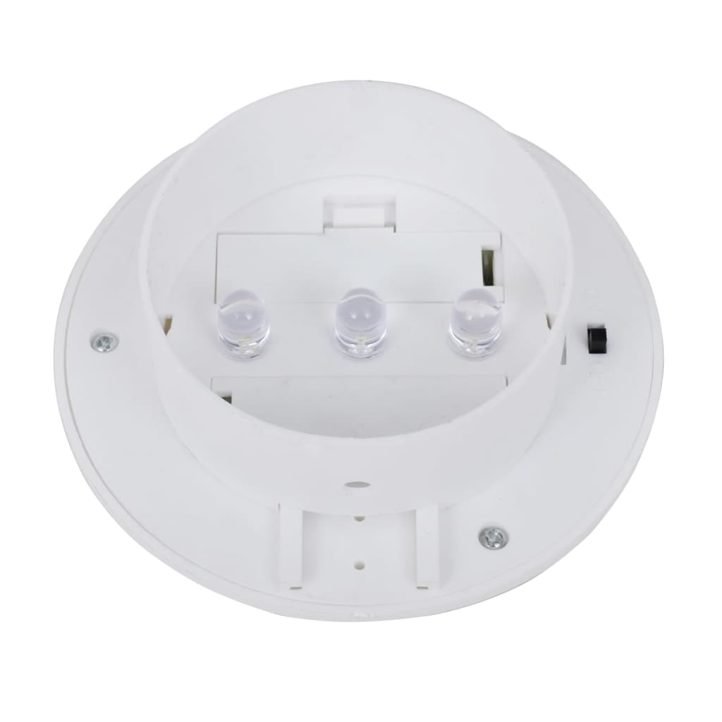 12 darab fehér kültéri napelemes led kerítéslámpa