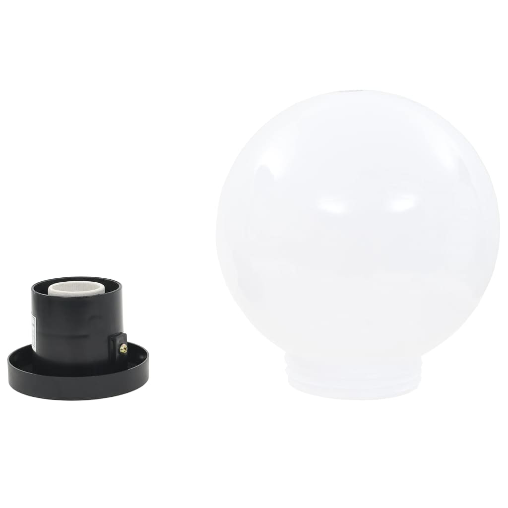 4 db led gömblámpa 20 cm pmma
