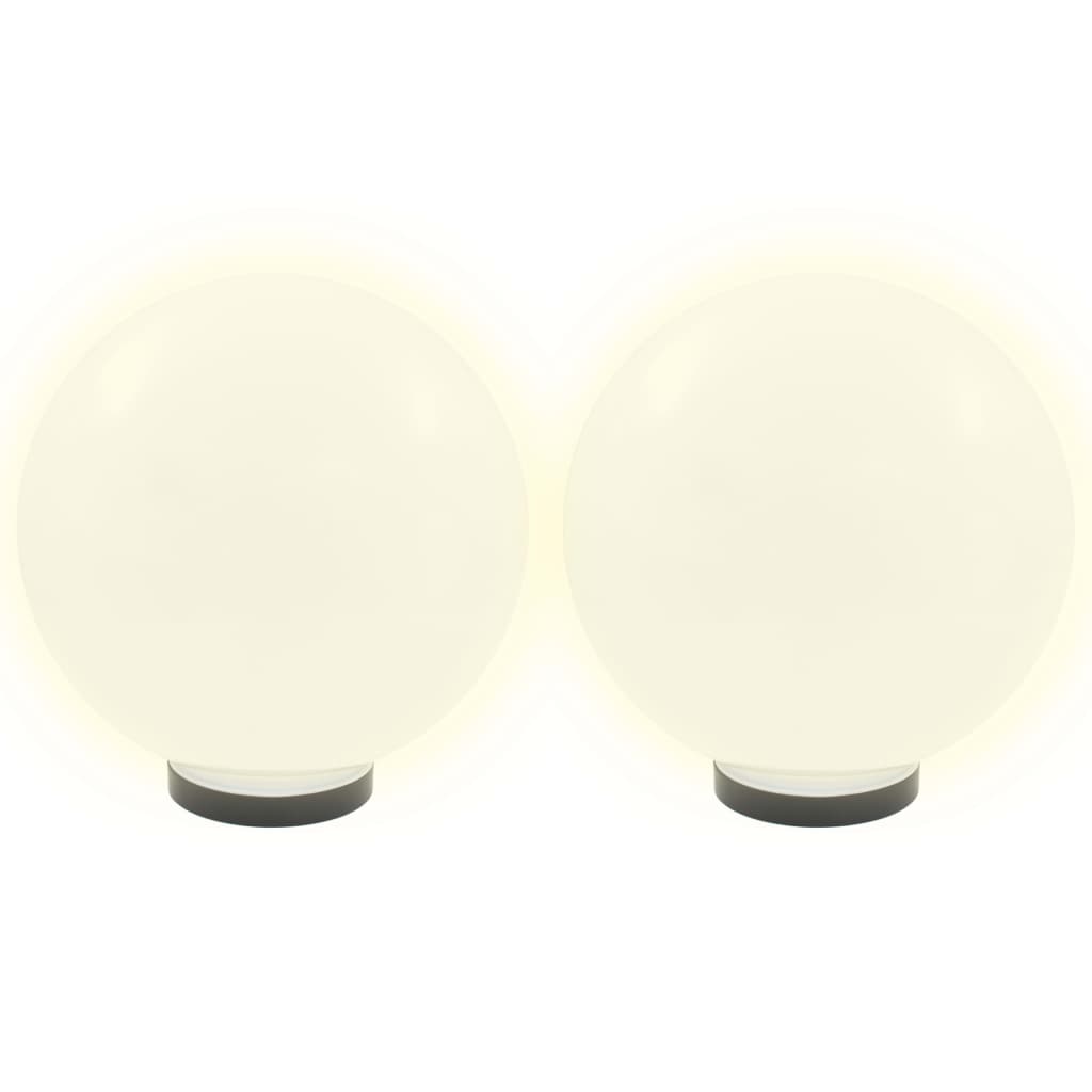 4 db led gömblámpa 30 cm pmma