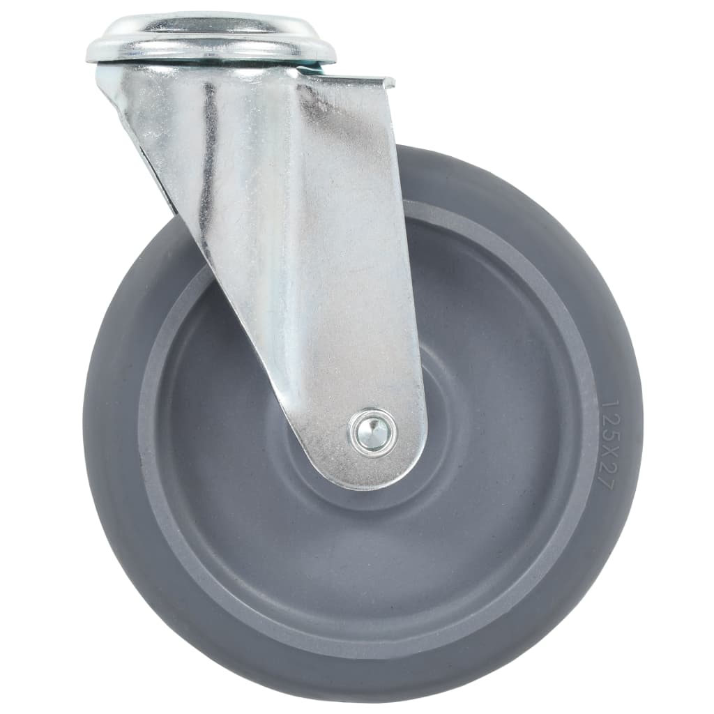 24 db hátfuratos önbeálló görgő 125 mm