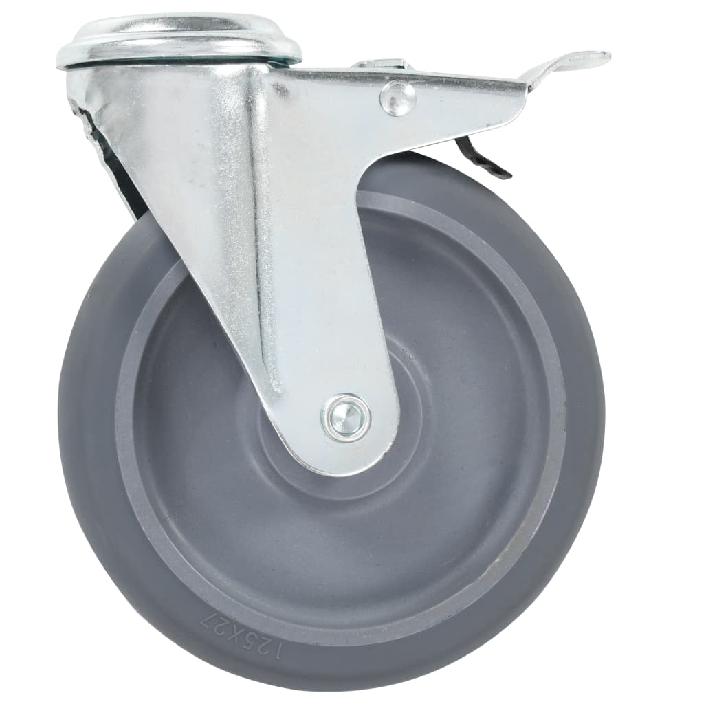 32 db hátfuratos önbeálló görgő 125 mm