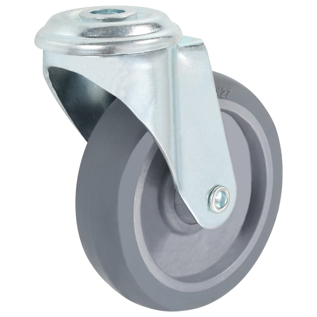 8 db hátfuratos önbeálló görgő 100 mm