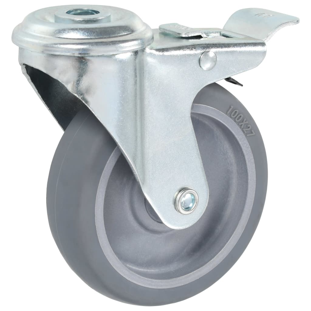 8 db hátfuratos önbeálló görgő 100 mm