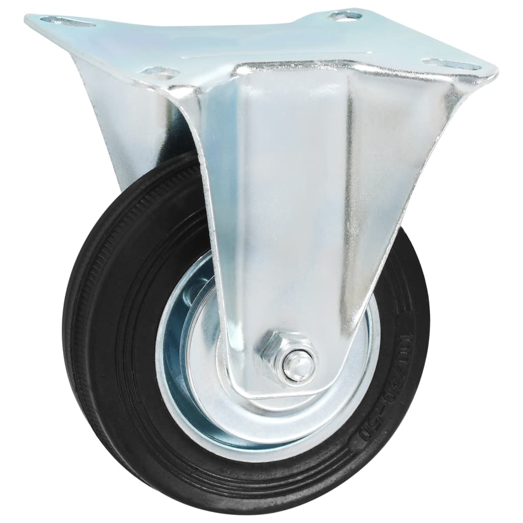 8 darab rögzített görgő 100 mm