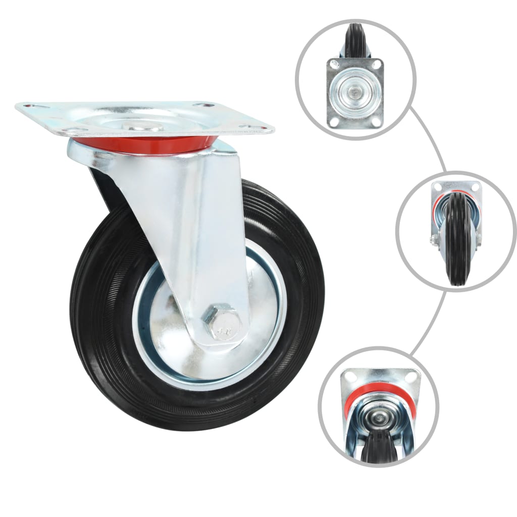 8 darab önbeálló görgő 160 mm