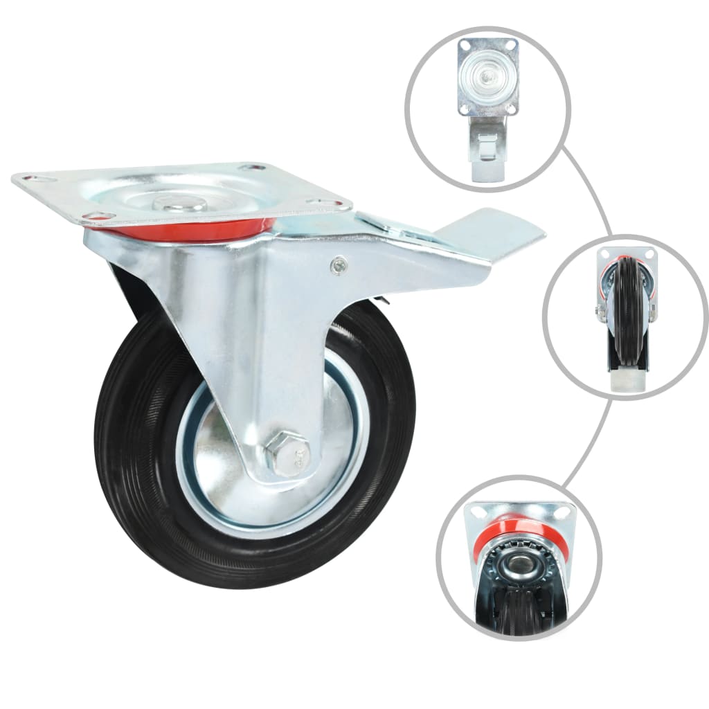 8 darab önbeálló görgő 160 mm