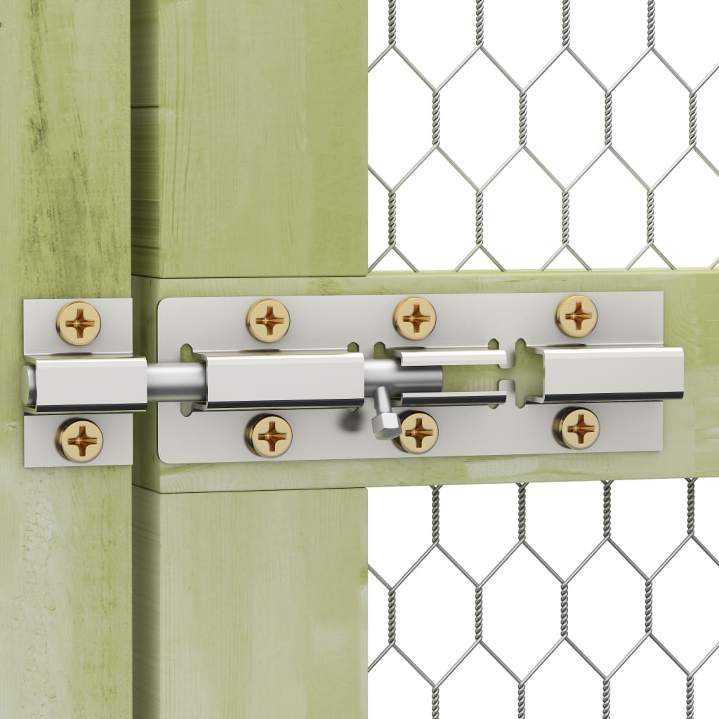 Impregnált fenyőfa tyúkól 4,5 x 1,5 x 2 m