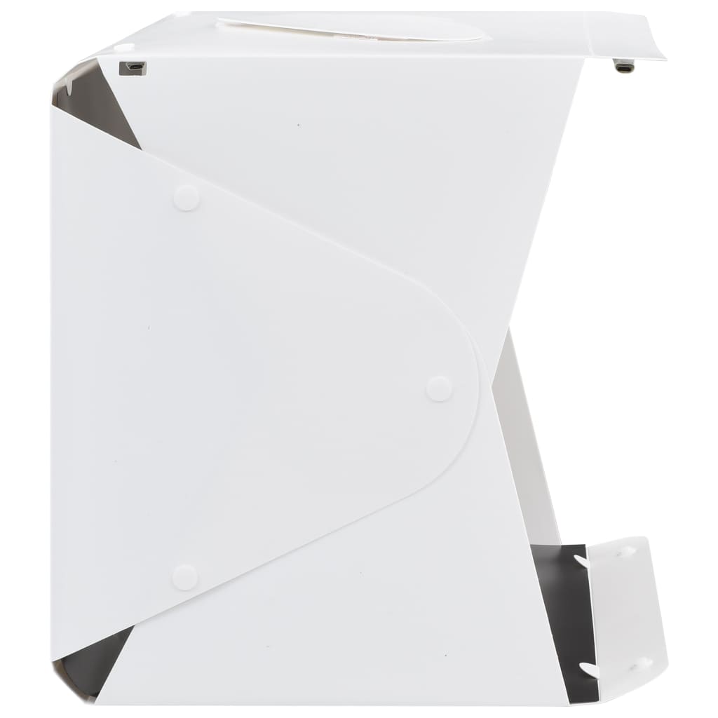 Fehér műanyag összecsukható softbox led-lámpával 40x34x37 cm Fehér műanyag összecsukható softbox led-lámpával 40x34x37 cm