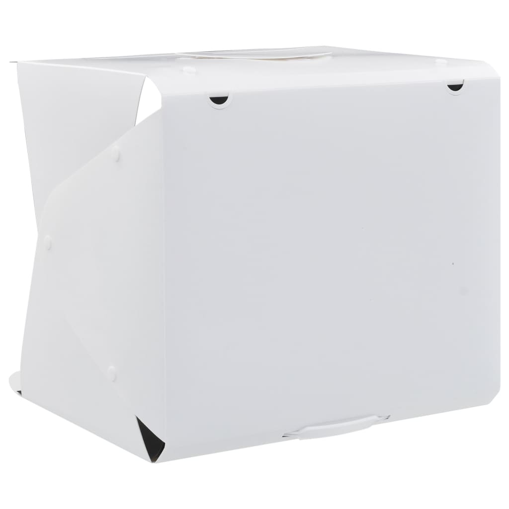 Fehér műanyag összecsukható softbox led-lámpával 40x34x37 cm Fehér műanyag összecsukható softbox led-lámpával 40x34x37 cm