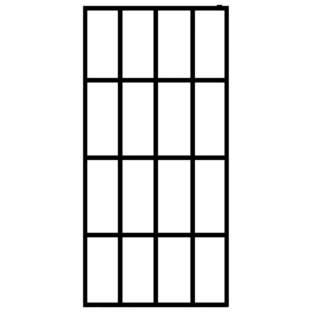 Átlátszó edzett üveg zuhanyfal 140 x 195 cm