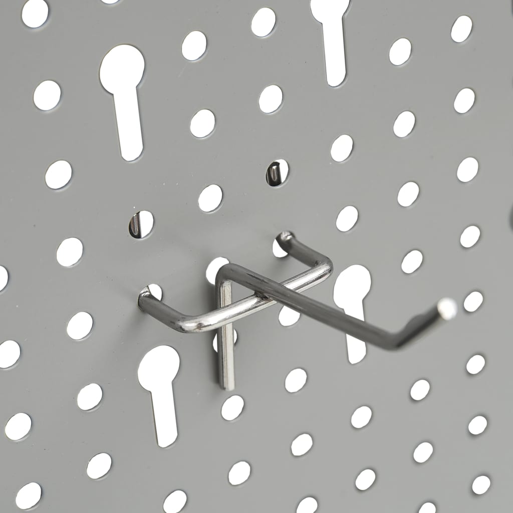 3 db falra szerelhető acél rögzítőtábla 40 x 58 cm