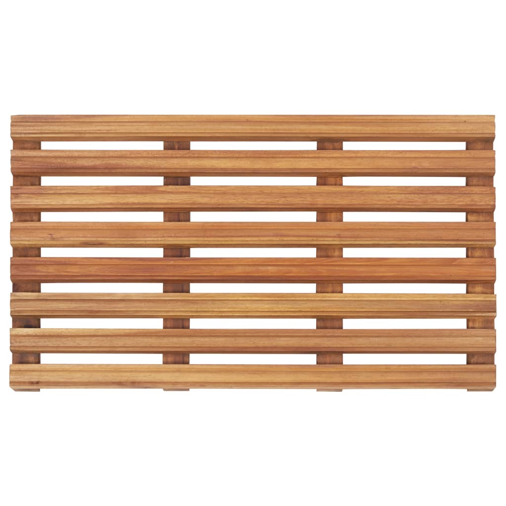 2 db tömör akácfa fürdőszőnyeg 56 x 37 cm 2 db tömör akácfa fürdőszőnyeg 56 x 37 cm