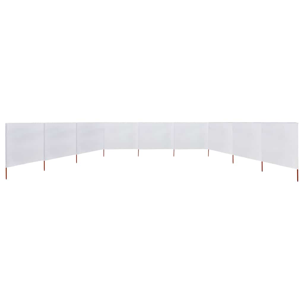 Homokfehér 9-paneles szövet szélfogó 1200 x 120 cm