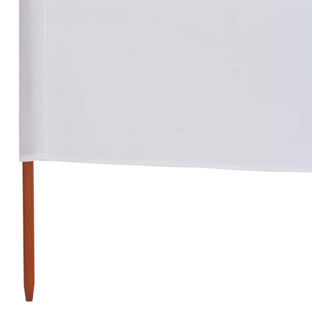 Homokfehér 9-paneles szövet szélfogó 1200 x 120 cm