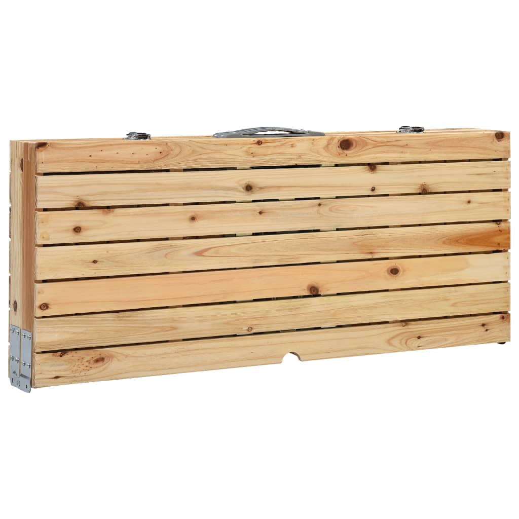 Acél-alumínium összecsukható 4 ülőhelyes kempingasztal