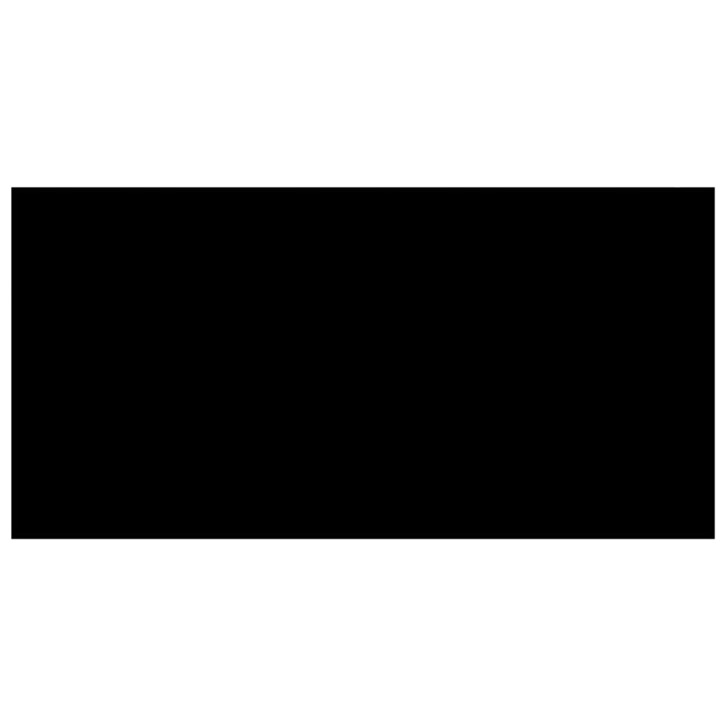 Fekete polietilén medence takaró 732 x 366 cm