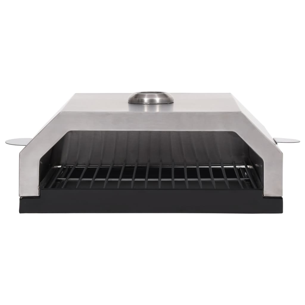 Pizzasütő kerámialappal gázüzemű/faszenes grillezőhöz
