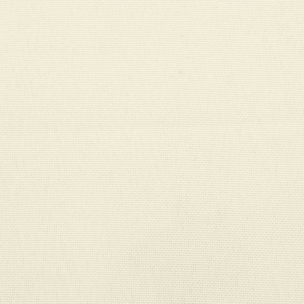 4 db krémszínű oxford szövet háttámlás székpárna 100x50x2 cm