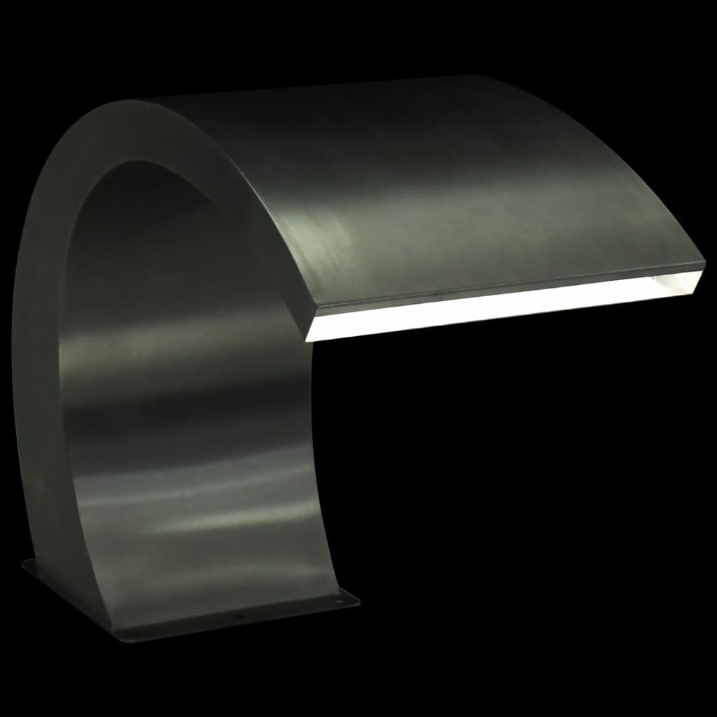 Rozsdamentes acél medence szökőkút led-ekkel 30 x 60 x 45 cm Rozsdamentes acél medence szökőkút led-ekkel 30 x 60 x 45 cm