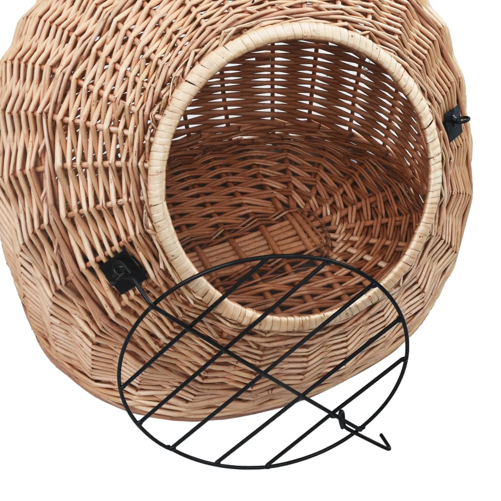 Természetes fűzfa macskaszállító kosár 60 x 45 x 45 cm Természetes fűzfa macskaszállító kosár 60 x 45 x 45 cm