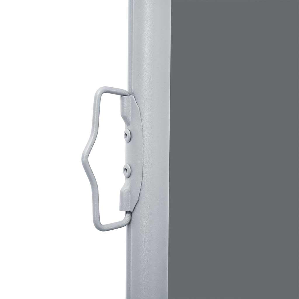 Antracitszürke behúzható dupla teraszi napellenző 170 x 600 cm