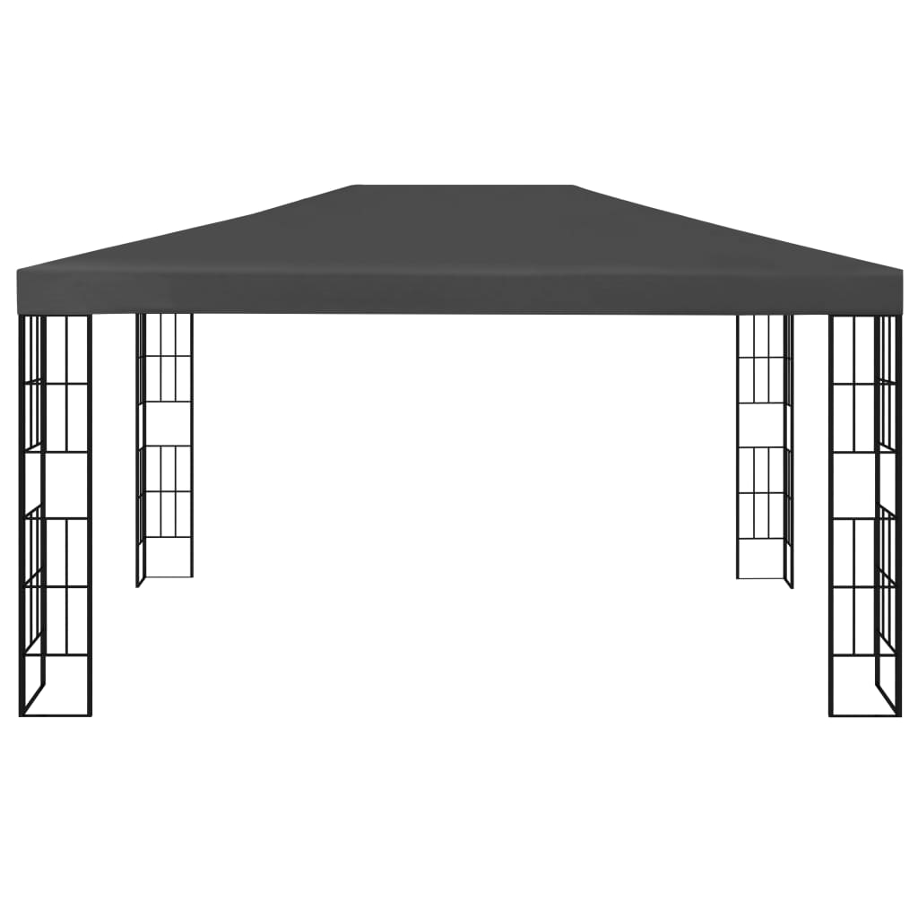 Antracitszürke pavilon 3 x 4 m